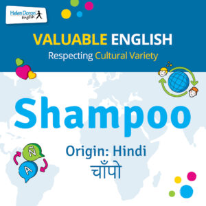 origine delle parole inglesi shampoo