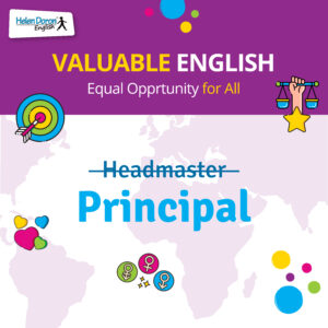 inglese e inclusività: Use principal instead of headmaster