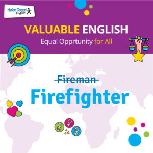 inglese e inclusività: usa firefighter invece di fireman