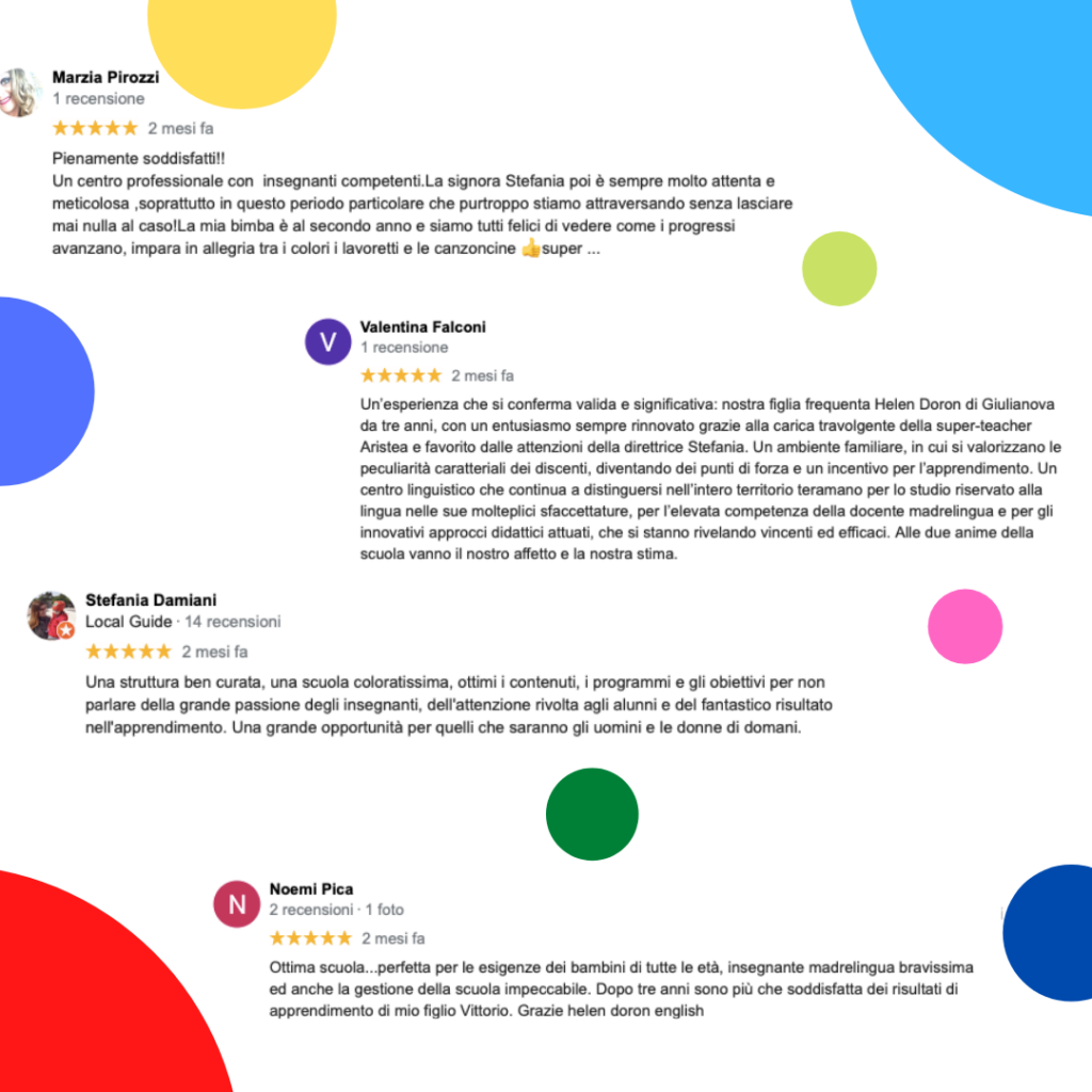 Giulianova recensioni genitori Helen Doron English Italia