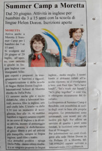 Articolo-summer-camp-la-pancalera-helen-doron-scuola-lingue-international-school-moretat